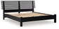 Danziar Queen Panel Bed with Mirrored Dresser, Chest and 2 Nightstands