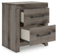 Graystorm Twin Panel Bed with Mirrored Dresser and Nightstand