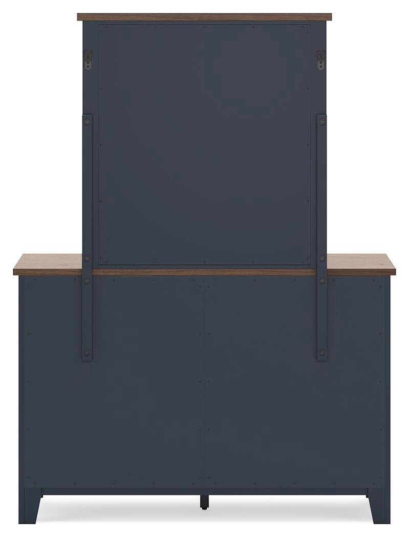 Landocken Full Panel Bed, Dresser, Mirror and Nightstand