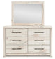 Lawroy King Panel Bed with Storage, Dresser, Mirror, Chest and Nightstand
