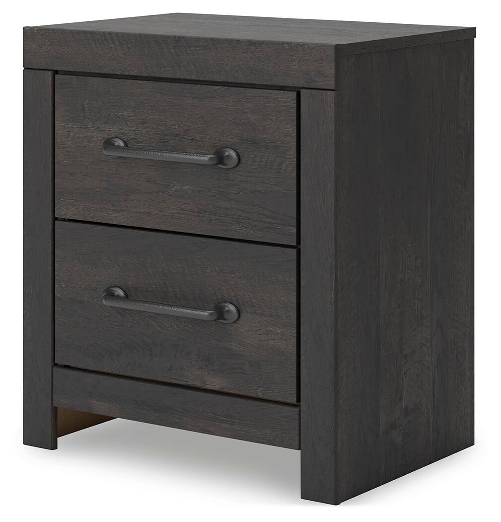 Hollivern Twin Panel Storage Bed, Dresser, Mirror, Chest and Nightstand