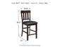 Haddigan Upholstered Barstool (2/CN)