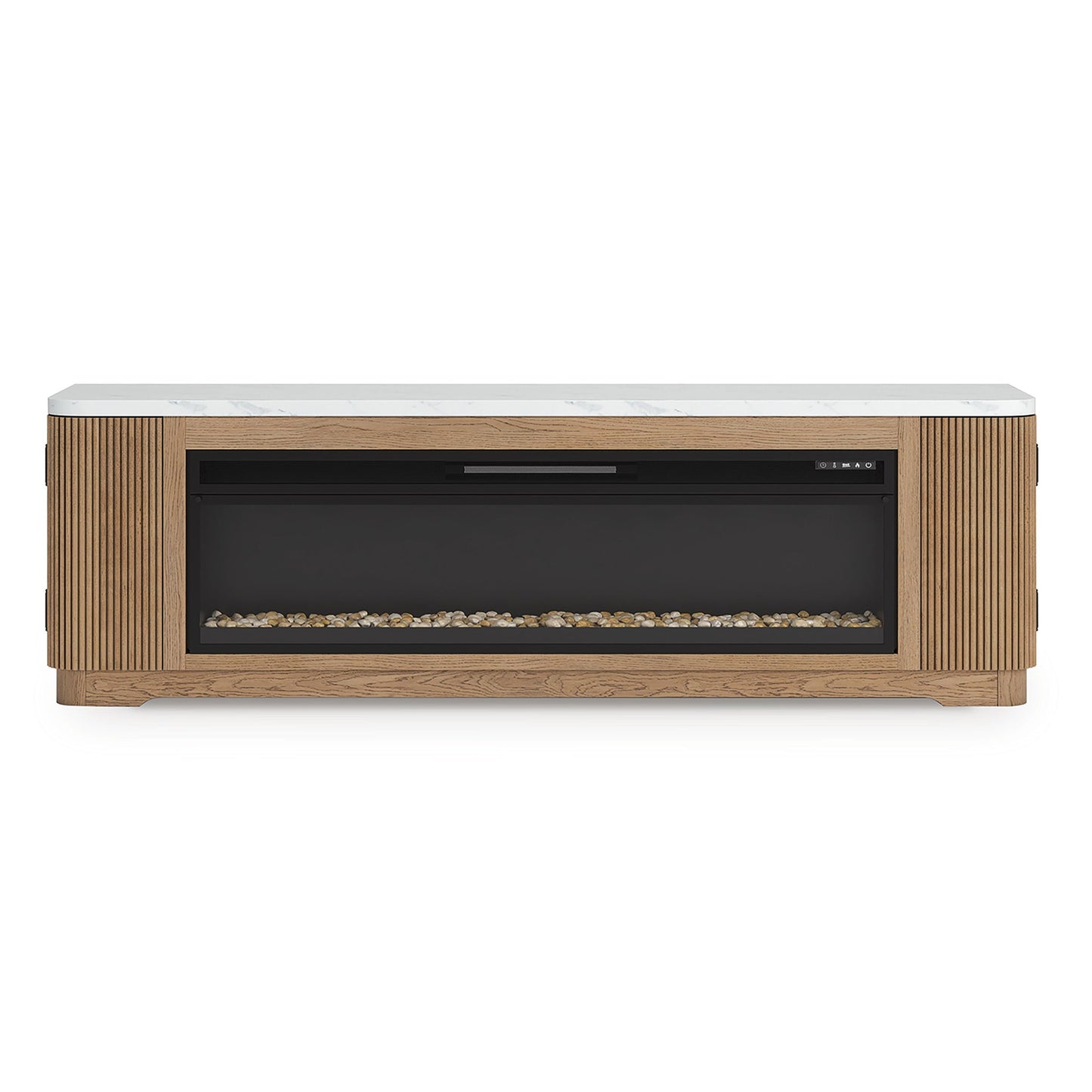 Camdill 80" TV Stand with Electric Fireplace