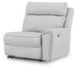 Social Pointe 7-Piece Reclining Sectional with Storage Consoles