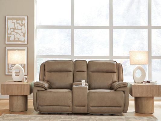Glencroft PWR REC Loveseat/CON/ADJ HDRST