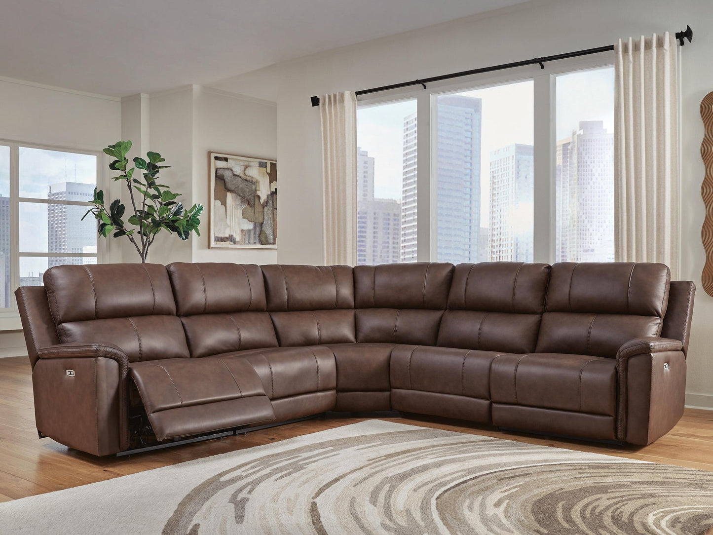 Bleckley 5-Piece Power Reclining Sectional