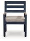 East Beach Arm Chair With Cushion (2/CN)
