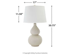 Load image into Gallery viewer, Saffi Ceramic Table Lamp (1/CN)
