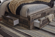 Load image into Gallery viewer, Derekson Queen Panel Bed with 4 Storage Drawers
