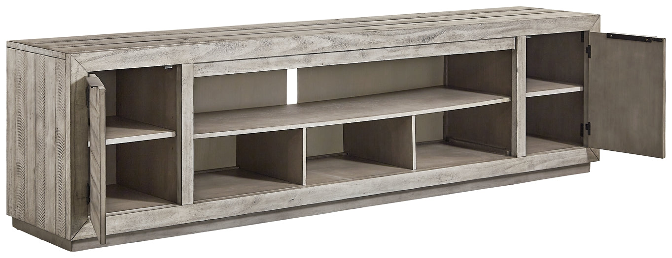 Naydell XL TV Stand w/Fireplace Option