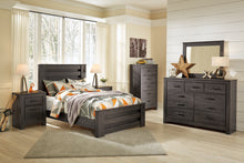 Load image into Gallery viewer, Brinxton Full Panel Bed with Mirrored Dresser, Chest and Nightstand
