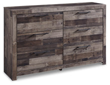 Load image into Gallery viewer, Derekson King Panel Bed with 2 Storage Drawers with Dresser
