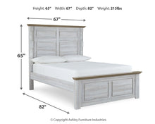 Load image into Gallery viewer, Haven Bay Queen Panel Bed with Mirrored Dresser
